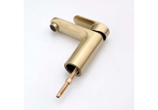 Смеситель для раковины с гигиеническим душем Aquatek Ника AQ1812BG золото